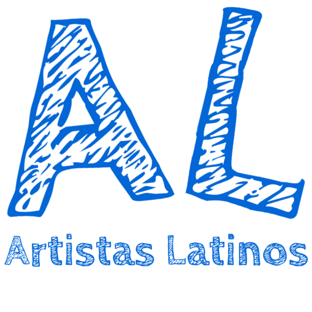 logo artistas latinos azul 2022