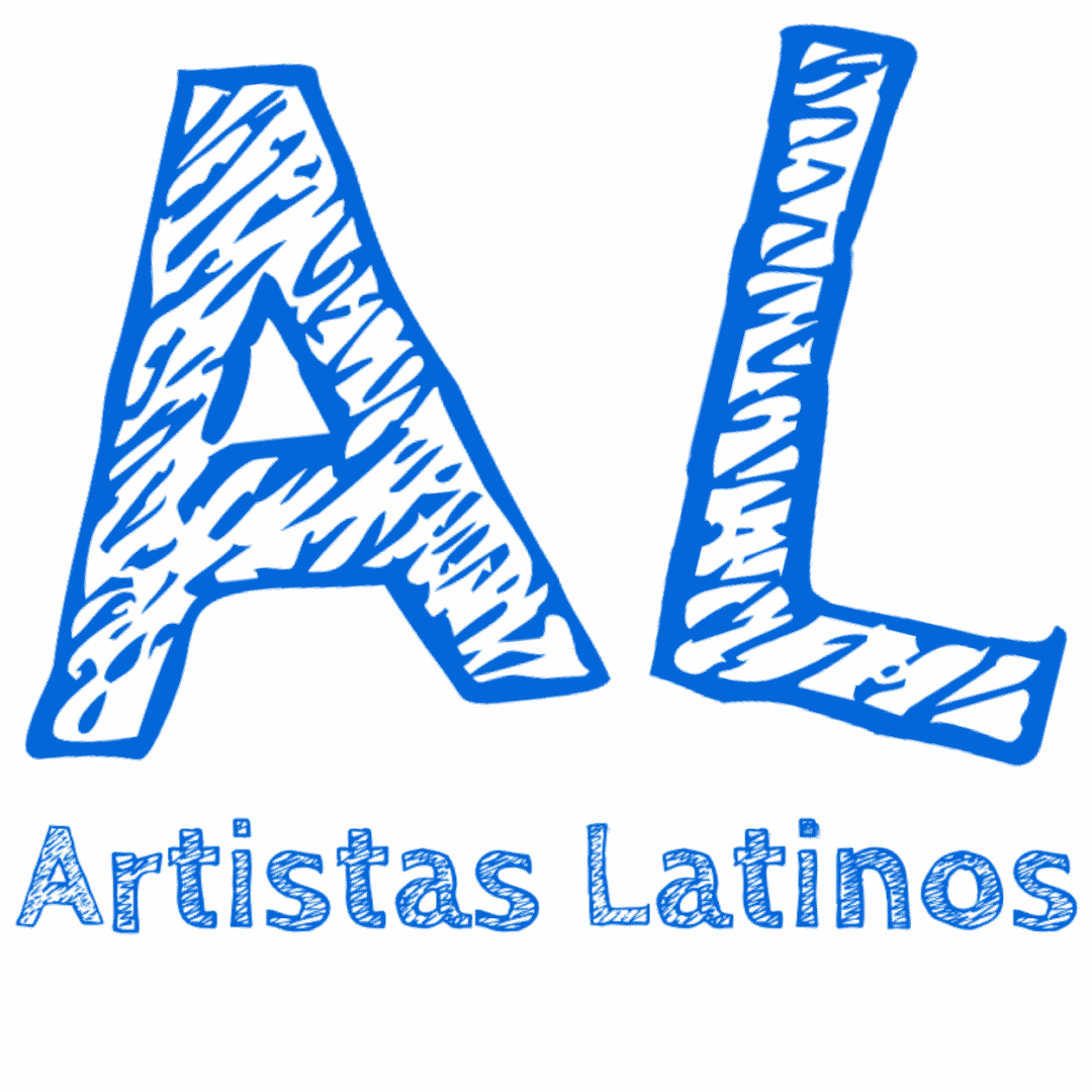 logo artistas latinos azul 2022